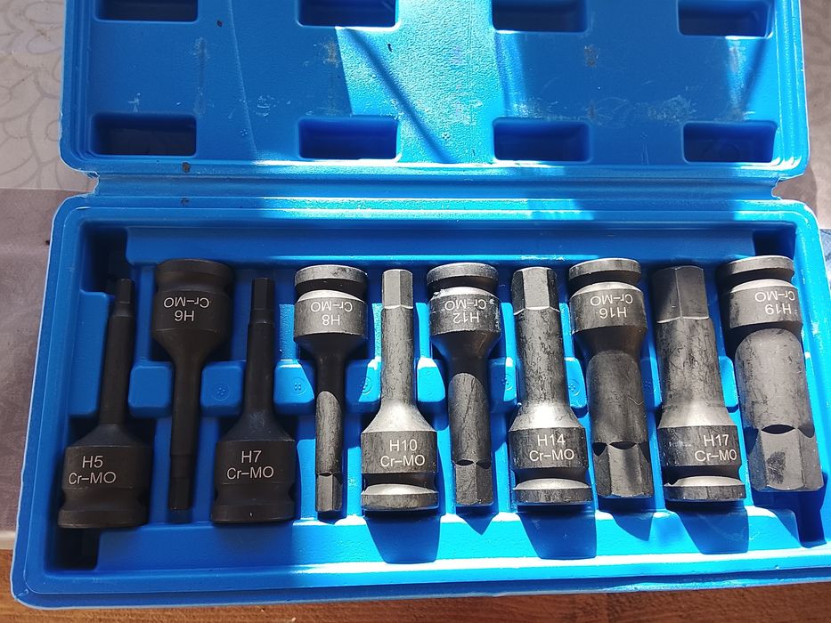 Conjunto chaves de impacto hexagonal