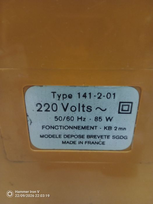 Elektroniczny nóż Moulinex do puszek sprawny