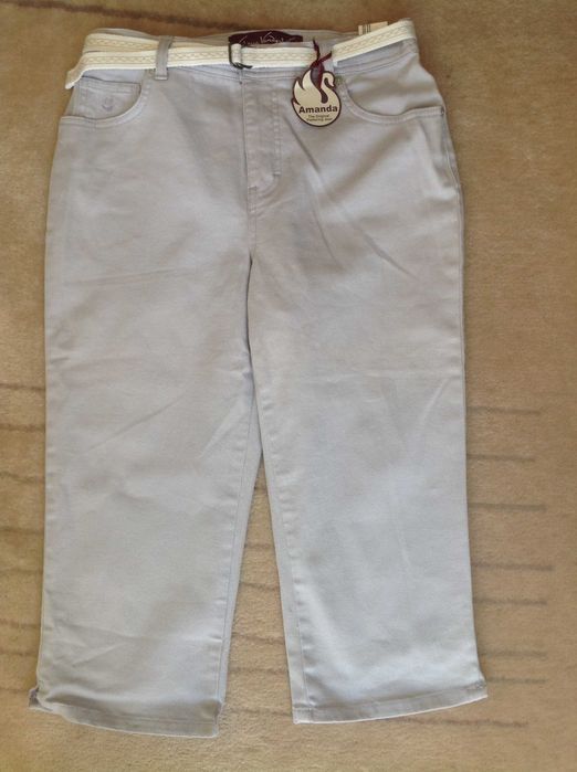 Nowe jeansowe rybaczki capri Gloria Vanderbilt rozm. S