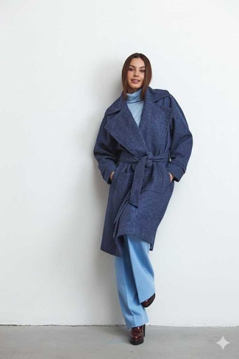 Пальто Италия эксклюзив кашемир 2025 оверсайз шикарный цвет