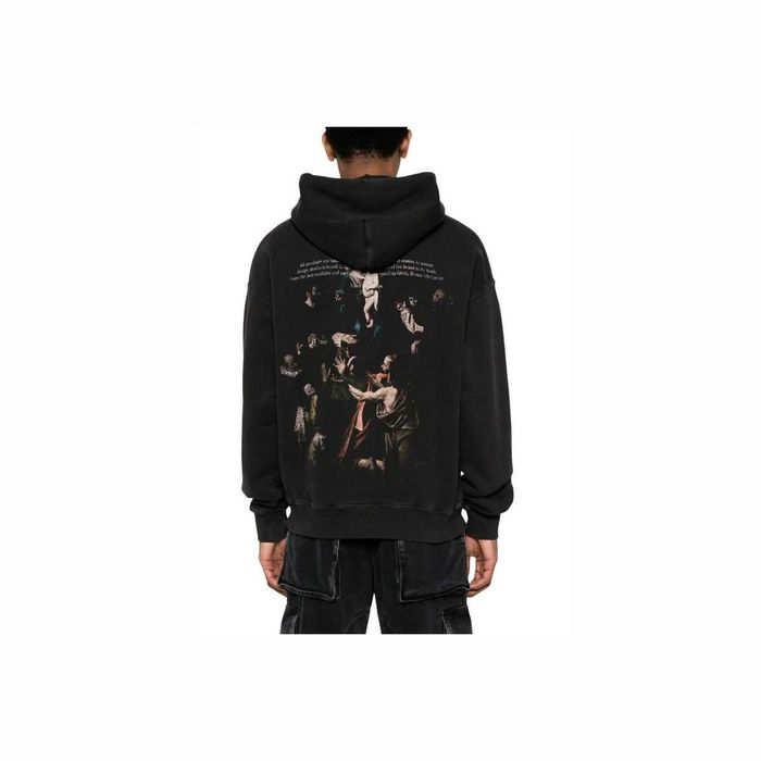 Худі Off-White Stamp Mary Cotton Hoodie Black