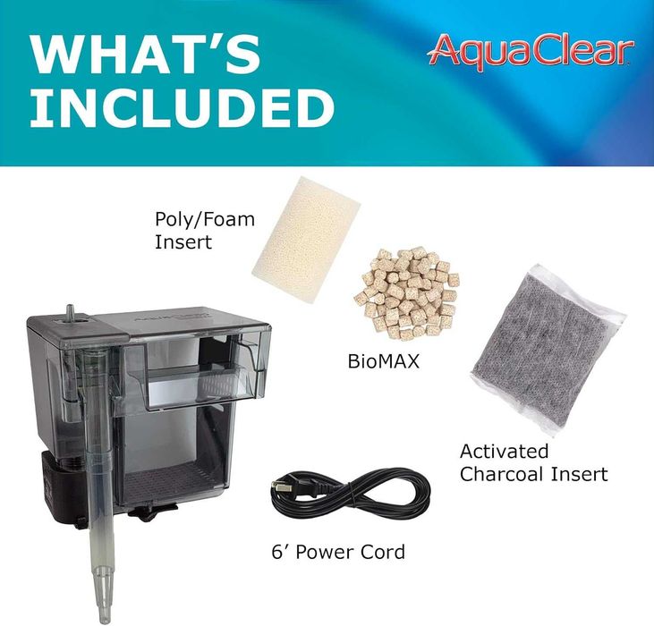 Фільтр для акваріумів AquaClear 20 Power,  об'єм від 5 до 20 галонів