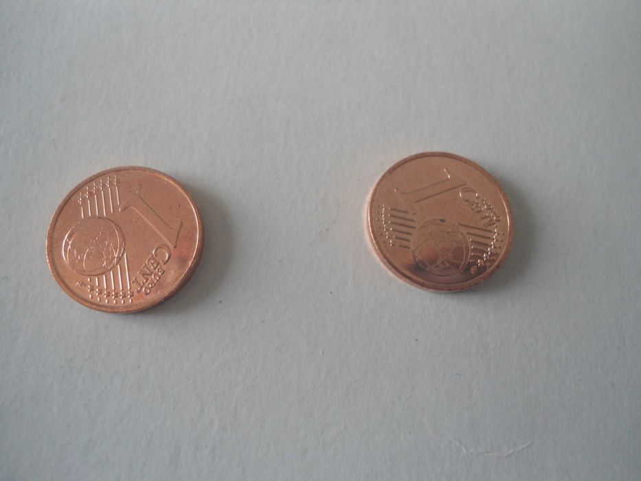 2 moedas de 1 cêntimo - Eslovénia 2021