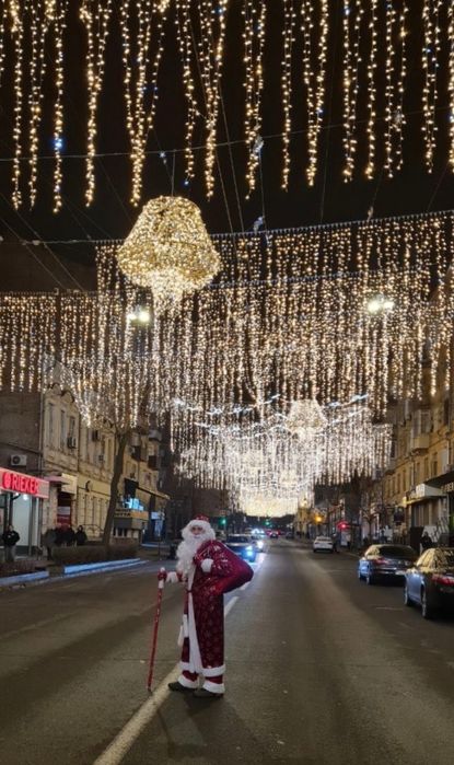 Привітання в авто, на дому, відеопривітання Різдво, Новий Рік Санта, Д