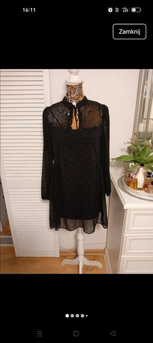 Sukienka wizytowa rozmiar m poliester