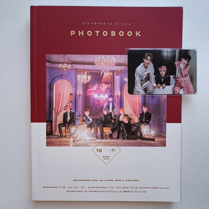 BTS Memories of 2016 офіційний фотобук карта бтс kpop: 1 760 грн