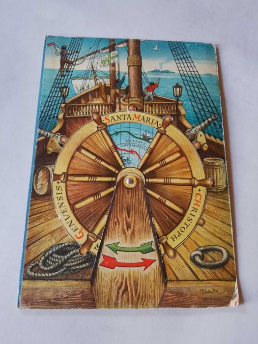 Rozkładanka, plansza, Christopher Columbus 1961