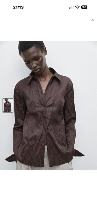 Блуза-сорочка Massimo Dutti