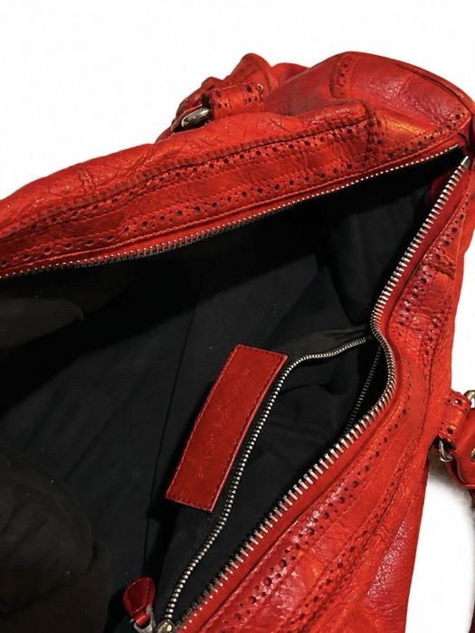 Balenciaga City Y2K червона сумка (опис)