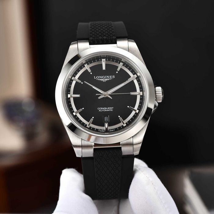 Годинник автоматичний Longines Conquest Sunburst  Automatic 41mm watch (3 різні кольори)