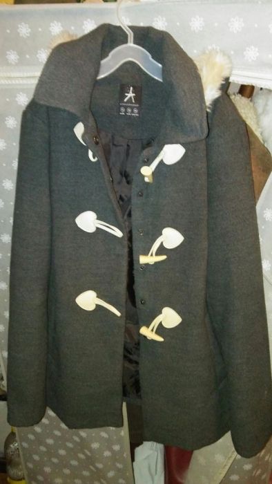 Plaszczyk szary rozmiar 36