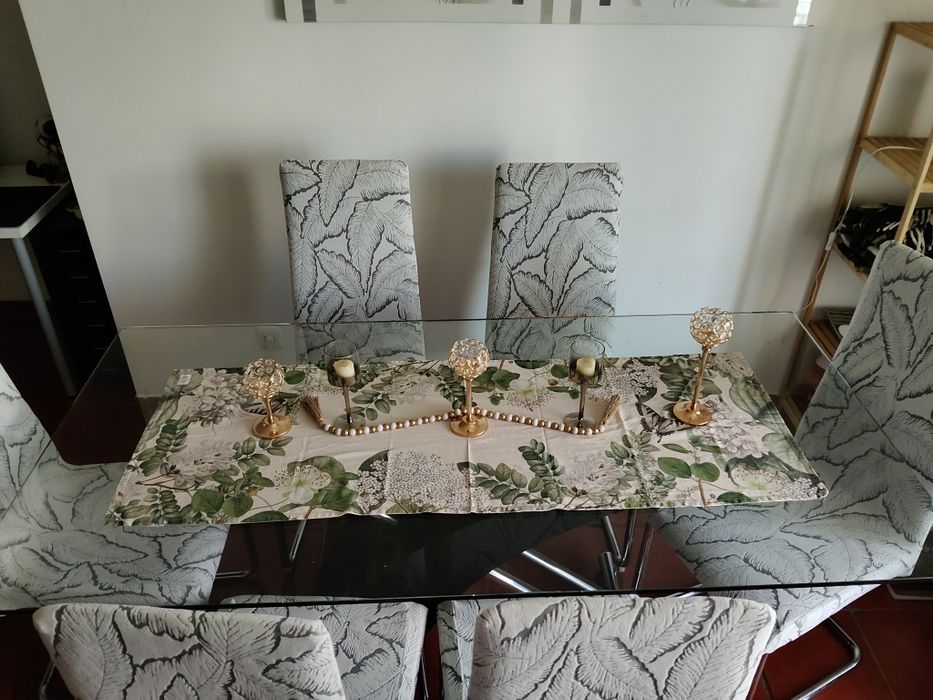 Mesa Jantar Vidro