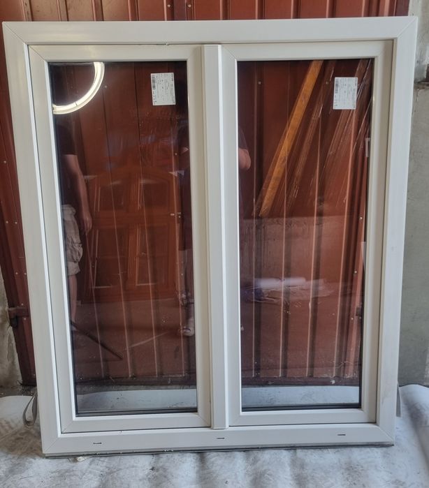 Okno PCV antywłamaniowe 131x 151cm powystawowe