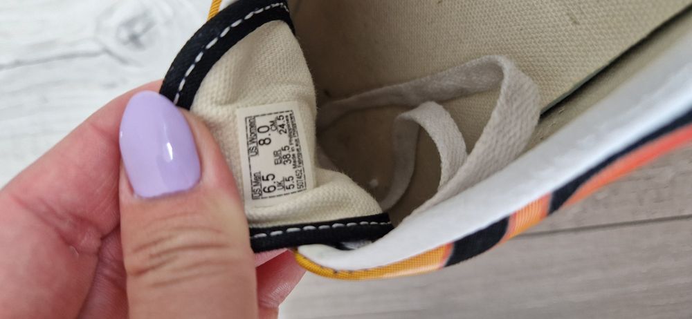 Vans Old skool buty trampki tenisówki płomienie Flames 38,5 z ogniami