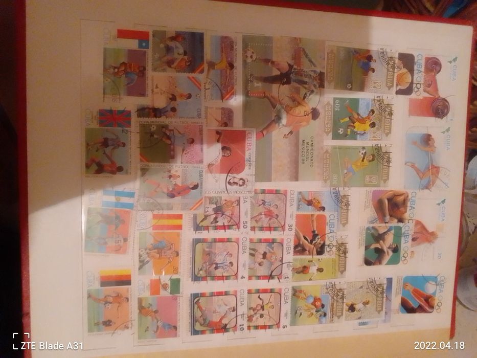 Коллекция марок разных стран