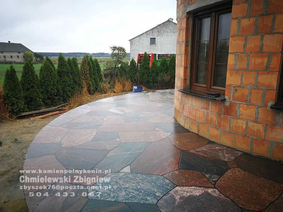 Kamień polny cięty, schody tarasy, Kamień ogrodowy