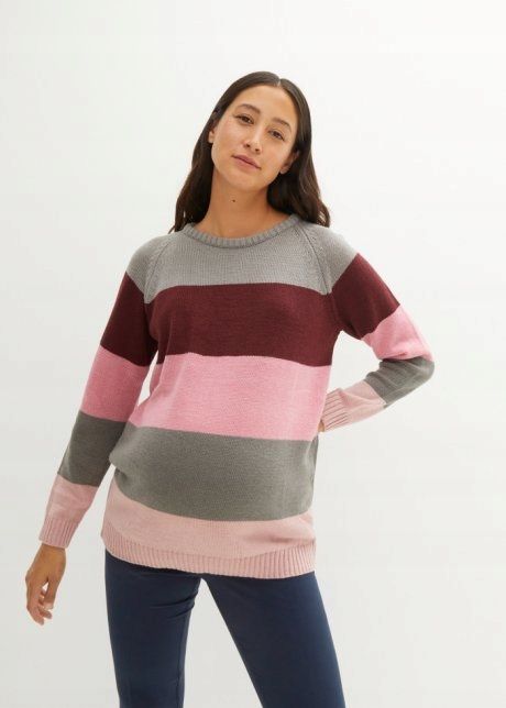 B.P.C sweter ciążowy w pasy 36/38.