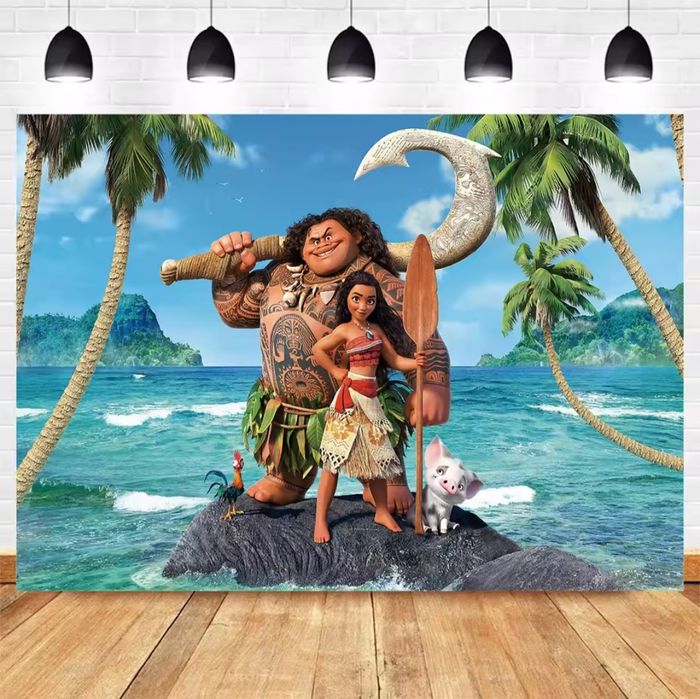 Duży plakat materiałowy Vaiana Moana 150cm x 200cm