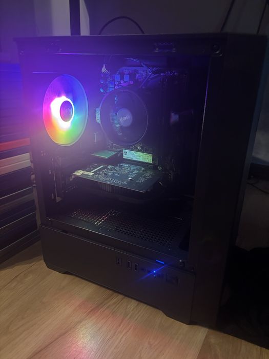 Konputer Ryzen 3 4100 A520 GTX 1050 8gb ram 256 NVME