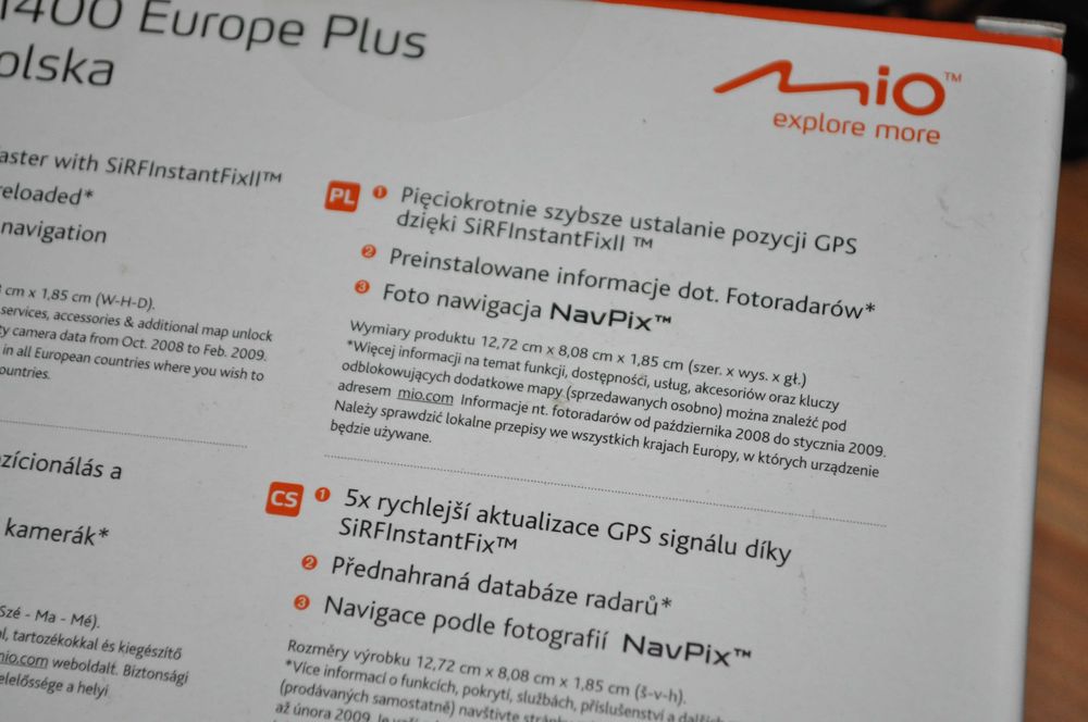 Nawigacja samochodowa - Moov M400 Europe Plus - Edycja Polska - Mio