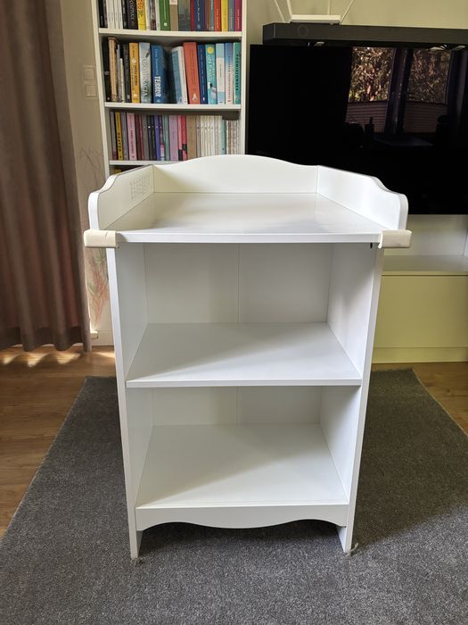 SMÅGÖRA Stolik do przewijania i regał, bialy