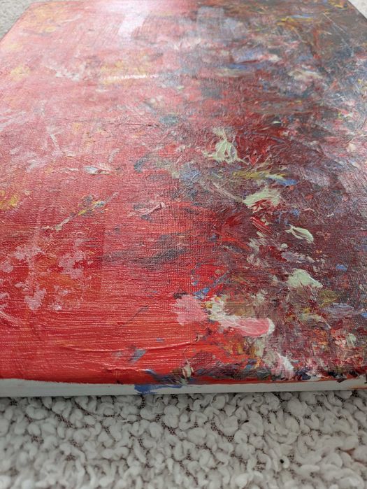 Pintura abstrata original acrílico -Tela- 40x50 cm | Abstract Painting