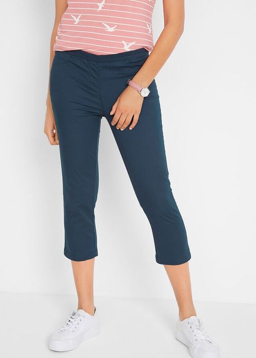 B.P.C tregginsy ze stretchem 3/4 granatowe 40.