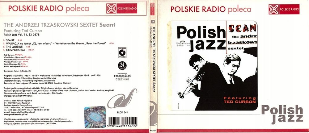 The Andrzej Trzaskowski Sextet - Seant - CD
