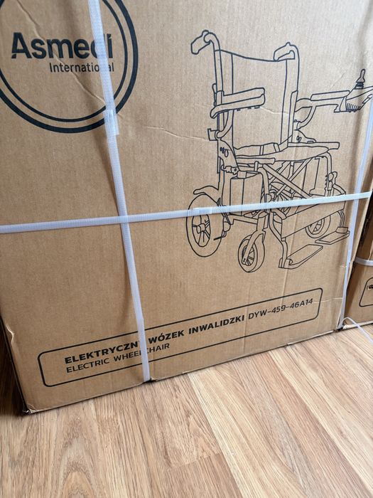 Nowy elektryczny wózek inwalidzki asmedi DYW-459-46A16