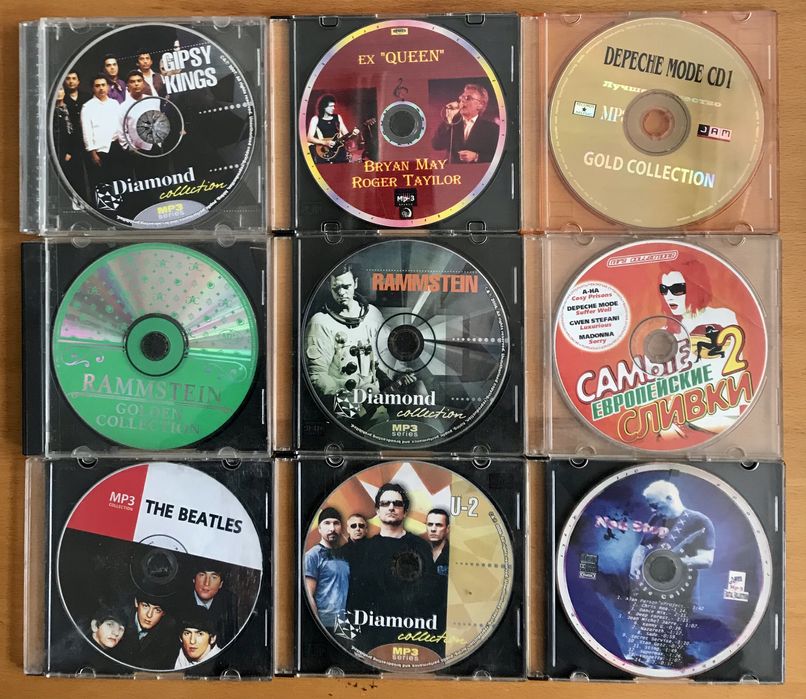 Продам МР3, рок, попса