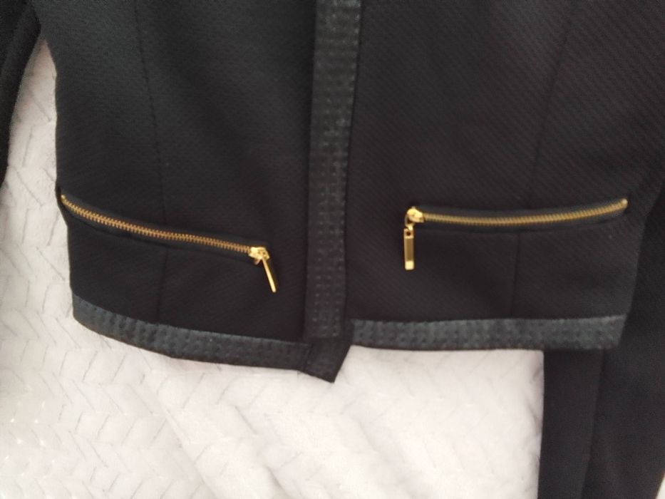 Narzuta kardigan bolerko czarny S