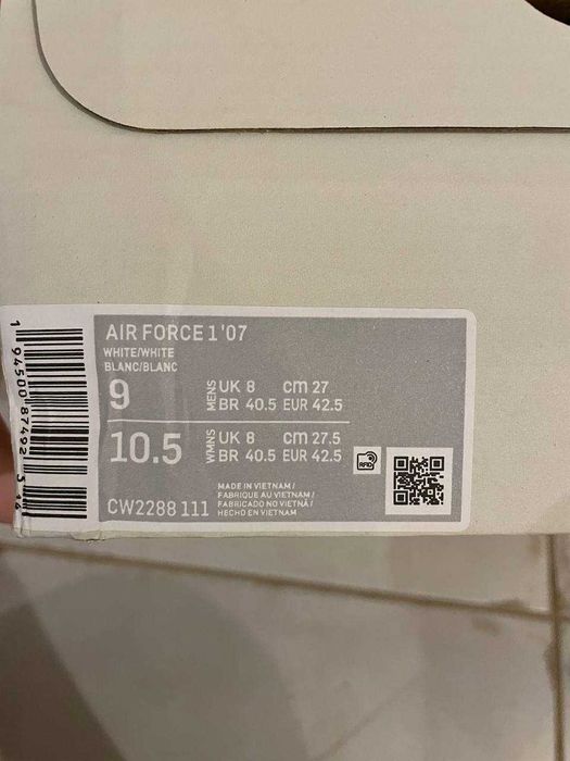 Кросівки Nike Air Force 1 Low White (CW2288-111)