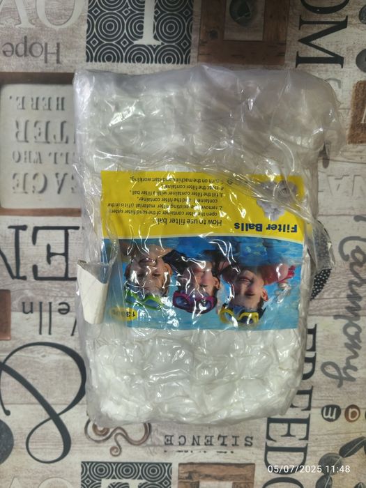 1300g bolas de filtro/limpeza