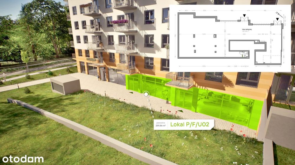 Gotowy lokal z witryną i ogródkiem –  Idealny pod biznes