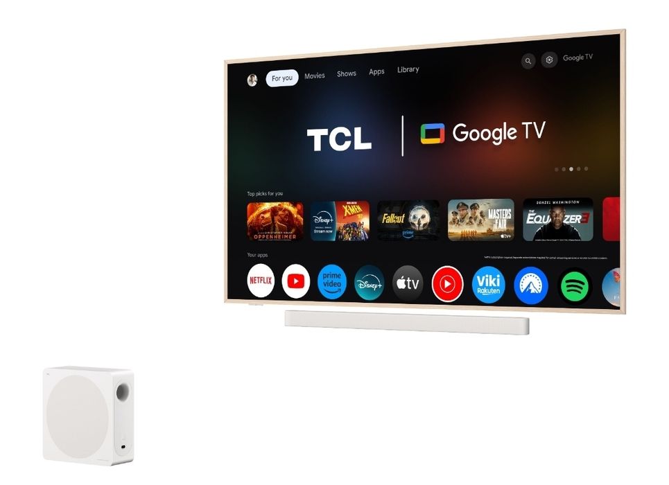 Telewizor TCL 65 A300 PRO NXTVision 65" QLED 4K Soundbar & Subwoofer