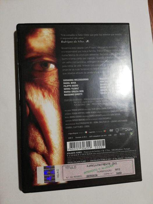 DVD Filme A Janela Em Frente
