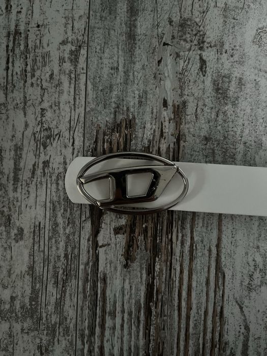 Ремінь Diesel Білий 105 см