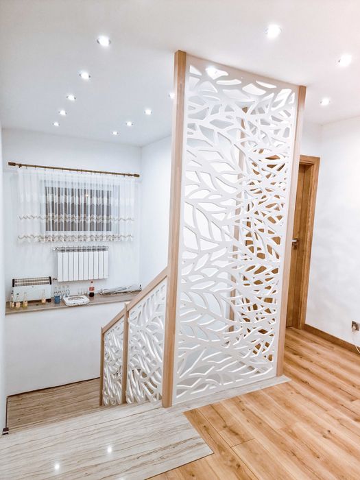 SCHODY drewniane, BALUSTRADA AŻUROWA, projekt, montaż, PRODUCENT