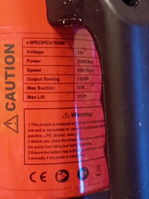 Elektryczna Pompa Paliwa 12V 200W - Kompletny Zestaw