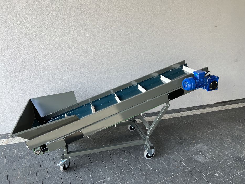 Przenosnik taśmowy 2 metry podajnik taśmowy taśmociąg PRODUCENT