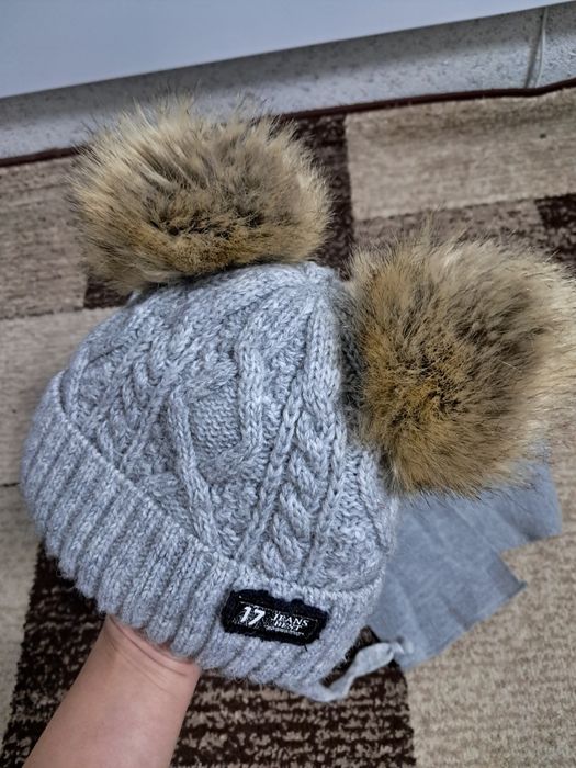 Зимові дитячі шапки шарф