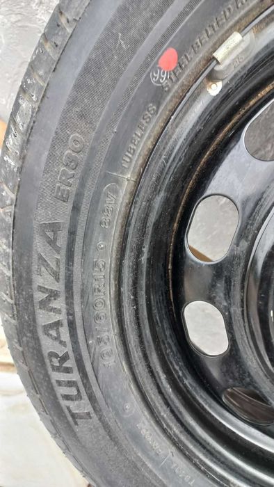 Колесо в сборе 195\60\15 Bridgestone Turanza 5\110 диск