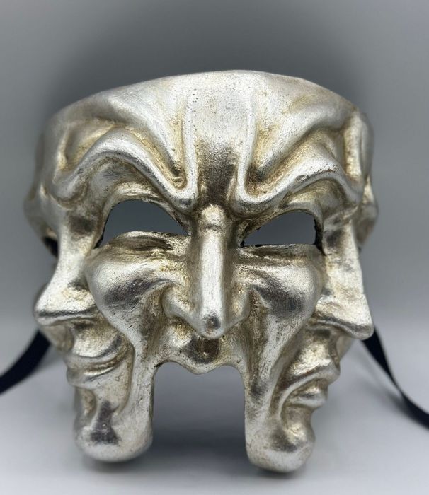 Máscara Três Faces Carnaval de Veneza