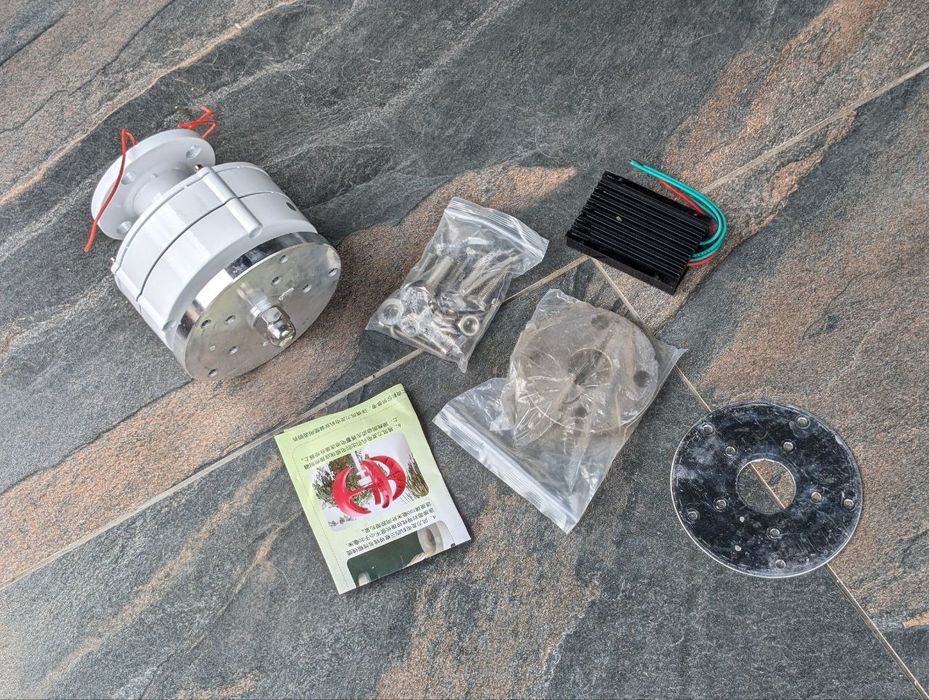 Ветрогенератор вертикальный «Шар» 300 вт 12v/24v(уценка, повреждения л