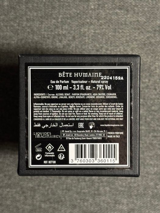 LIQUIDES IMAGINAIRES
Bete Humaine
Парфумована вода