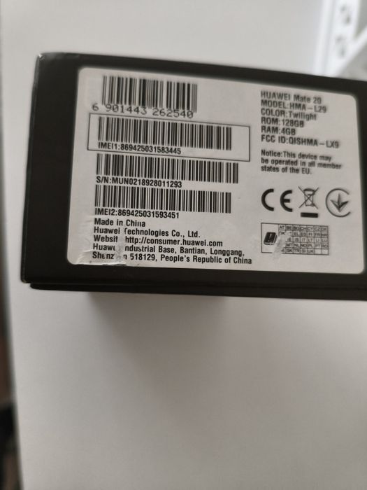 Telefon Huawei mate 20 HMA-L29