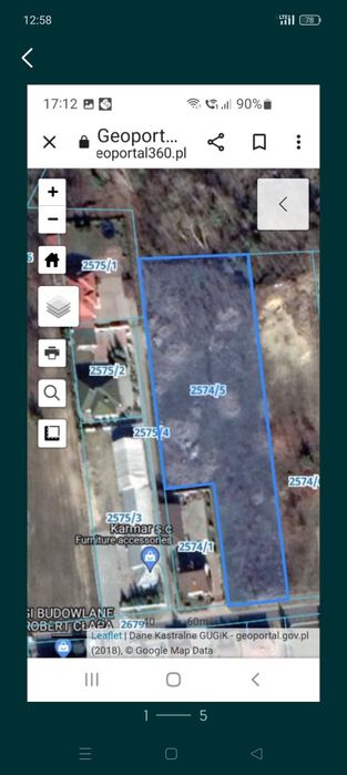 Duża działka. Szeregowce-budowlano -inwestycyjn Wieruszów