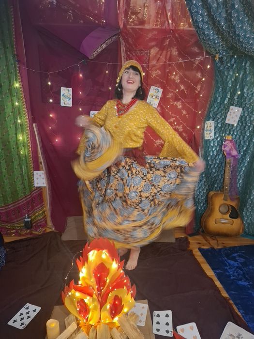 Циганський сценічний костюм  "Рада"/ танці/ сцена.