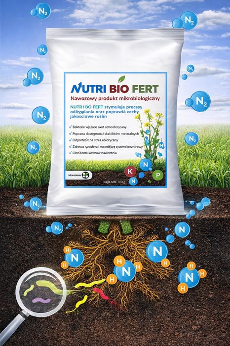 Nutri Bio Fert  preparat mikrobiologiczny 100g Bakterie Azotowe na 1hA