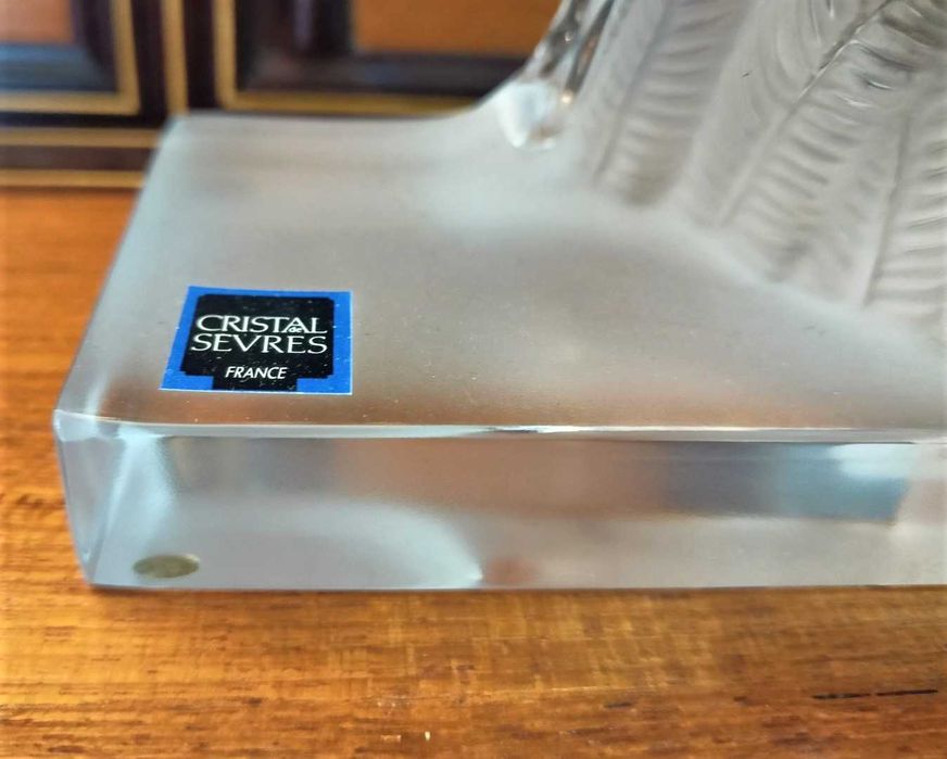 Figura Veado Cristal Sévres